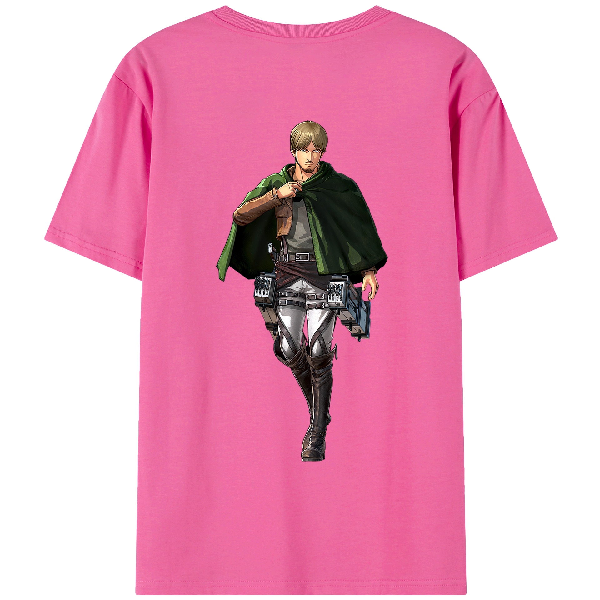 （画像用） 進撃の巨人 ミケ·ザカリアス Attack on Titan Mike Zakarius レディース半袖Tシャツ(バックプリント)